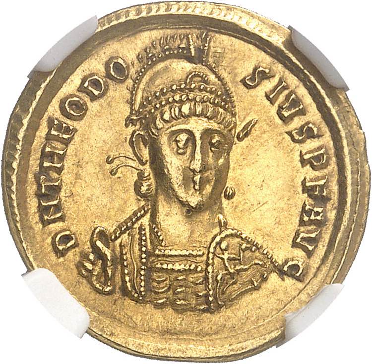 Théodose II (402-450). Solidus ... 