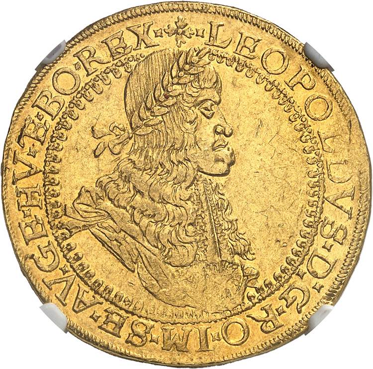 Léopold Ier (1657-1705). 5 ducats ... 