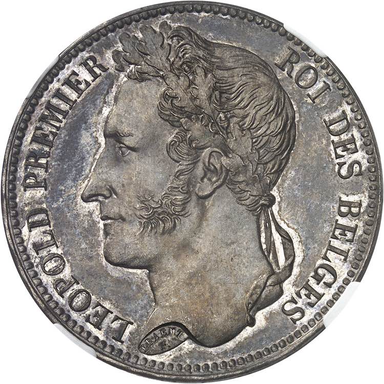 Léopold Ier (1831-1865). 5 francs ... 