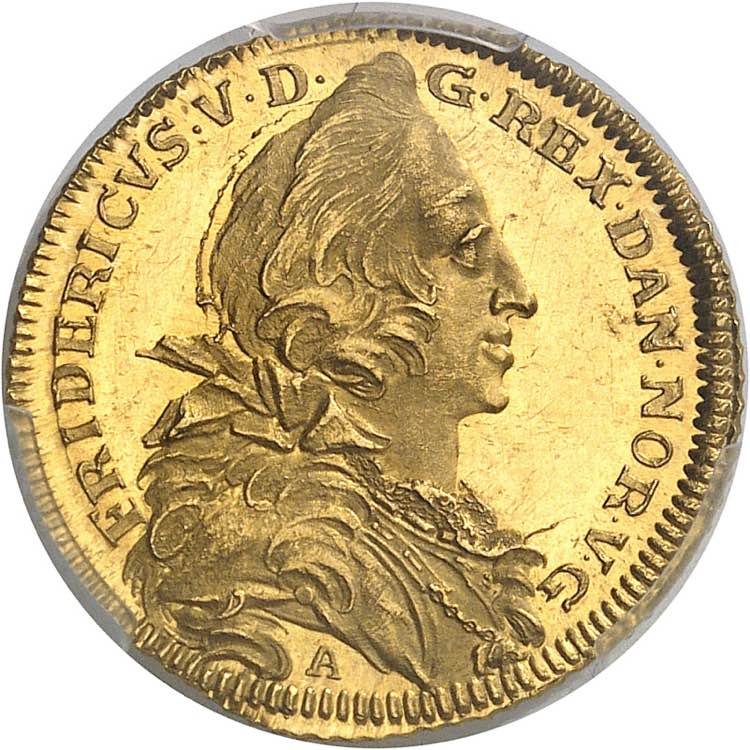 Frédéric V (1746-1766). Ducat à ... 