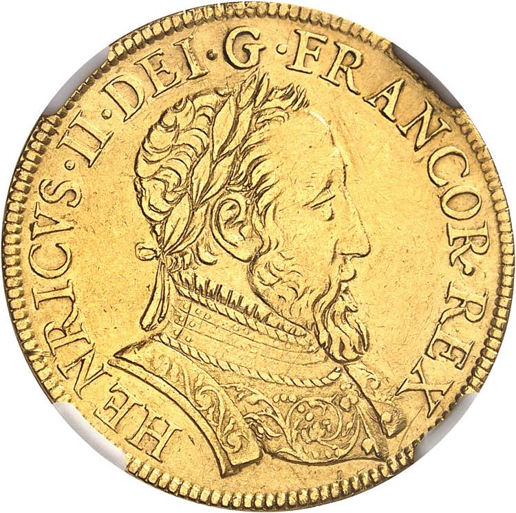 Henri II (1547-1559). Double Henri ... 