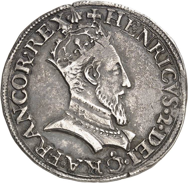 Henri II (1547-1559). Teston au ... 