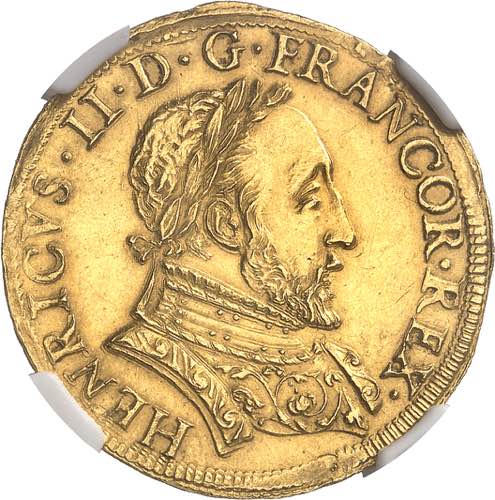 Charles IX (1560-1574). Double ... 