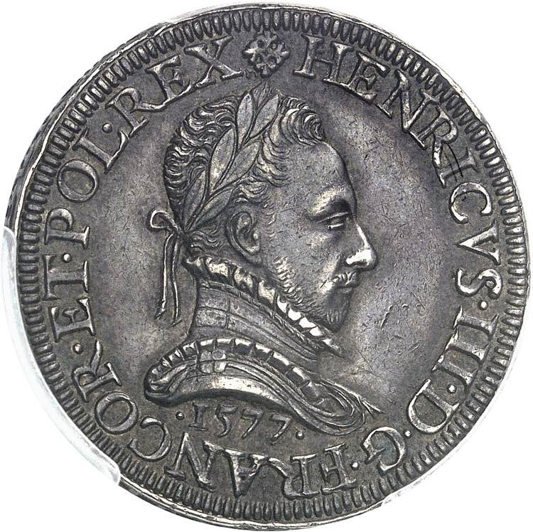 Henri III (1574-1589). Piéfort de ... 
