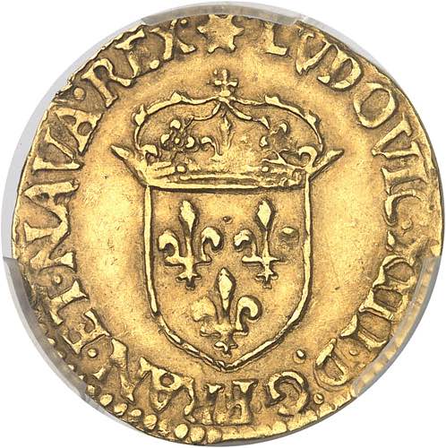 Louis XIII (1610-1643). Écu ... 