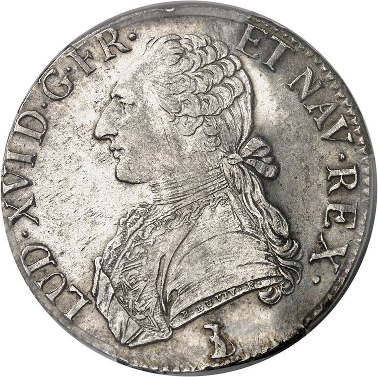 Louis XVI (1774-1792). Écu aux ... 