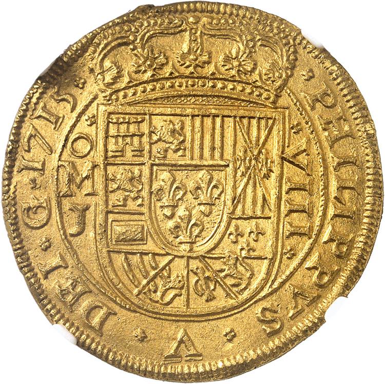 Philippe V (1700-1746). 8 escudos ... 