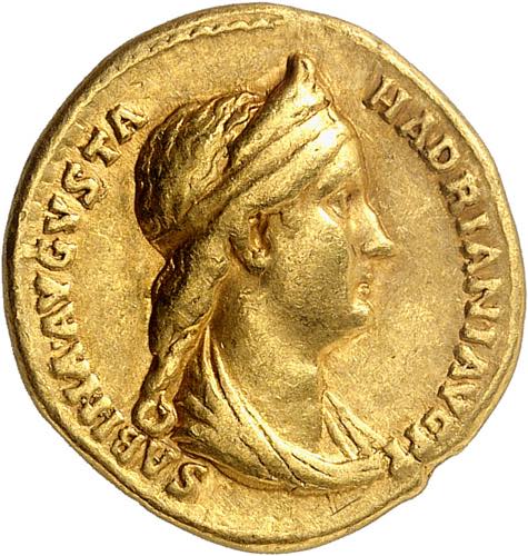 Sabine (128-136). Aureus 129, ... 