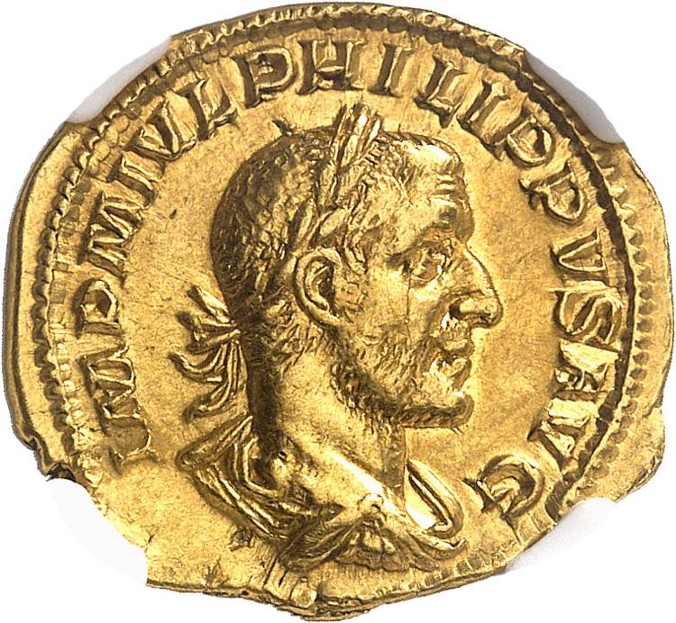 Philippe Ier (244-249). Aureus ... 
