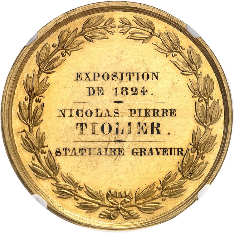 Charles X (1824-1830). Médaille ... 