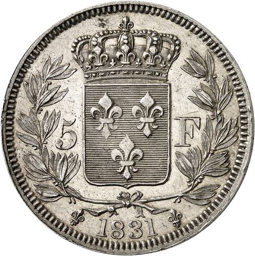 Henri V (1820-1883). 5 francs ... 