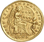 Constantin Ier (307-337). Solidus, 336, ... 