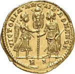 Décence (350-353). Solidus 351-352, Rome. 