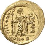 Phocas (602-610). Solidus, Constantinople. 