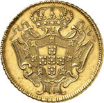 Jean V (1706-1750). 12.800 Reis 1731, Minas ... 