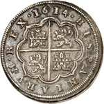 Philippe III (1598-1621). 4 Réales 1614, ... 