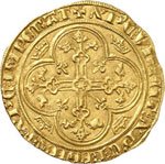 Philippe VI (1328-1350). Ange d’or 2ème ... 