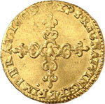 Henri IV (1598-1610). ½ écu d’or 1er ... 