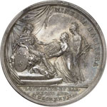 Louis XV (1715-1774). Médaille en argent ... 