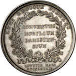 Louis XVI (1774-1792). Médaille en argent ... 