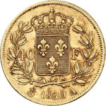 Charles X (1824-1830). 40 francs 1830 Paris, ... 