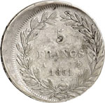 Louis Philippe (1830-1848). 5 francs 1831, ... 