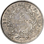 II° République (1848-1852). 2 francs 1850, ... 