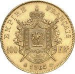 Napoléon III (1852-1870). 100 francs or ... 
