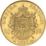 Napoléon III (1852-1870). 50 francs or ... 