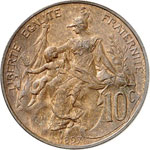 III° République (1870-1940). 10 centimes ... 