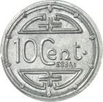10 Cent 1945, essai en aluminium, ESSAI en ... 