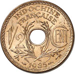 ½ cent 1935. 
