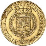 Victor Emmanuel Ier (1802-1821). 20 lire ... 