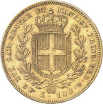 Charles Albert (1831-1849). 100 lire 1837, ... 
