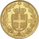 Umberto Ier (1878-1900). 100 lire 1888, ... 