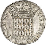 Honoré II (1604-1662). Écu 1652. 