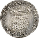 Honoré II (1641-1662). ½ écu 1652. 