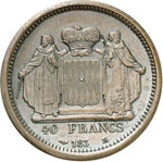 Honoré V (1819-1841). 40 francs, paire ... 