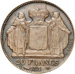 Honoré V (1819-1841). 20 francs, essai en ... 