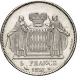 Honoré V (1819-1841). 5 francs 1837, frappe ... 