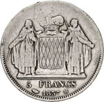 Honoré V (1819-1841). 5 francs 1837, ... 
