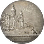 Albert Ier (1889-1922). Médaille en argent ... 