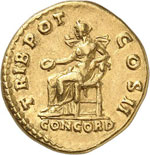 Aelius (136-138). Aureus 137, Rome. 