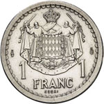Louis II (1922-1949). Franc non daté ... 