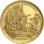 Joseph Ier (1750-1777). Médaille en or ... 