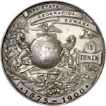 Carol Ier (1866-1914). Médaille en argent ... 
