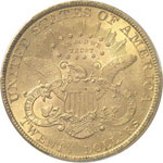20 dollars Liberté 1889, Philadelphie. 