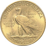 10 dollars Indien 1932, Philadelphie. 
