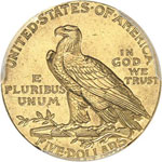 5 dollars Indien 1913, Philadelphie. 