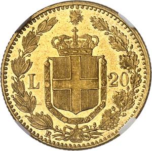 ITALIE Umberto I (1878-1900). 20 lire, ... 